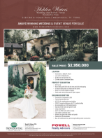 Hidden Waters Wedding and Events Venue