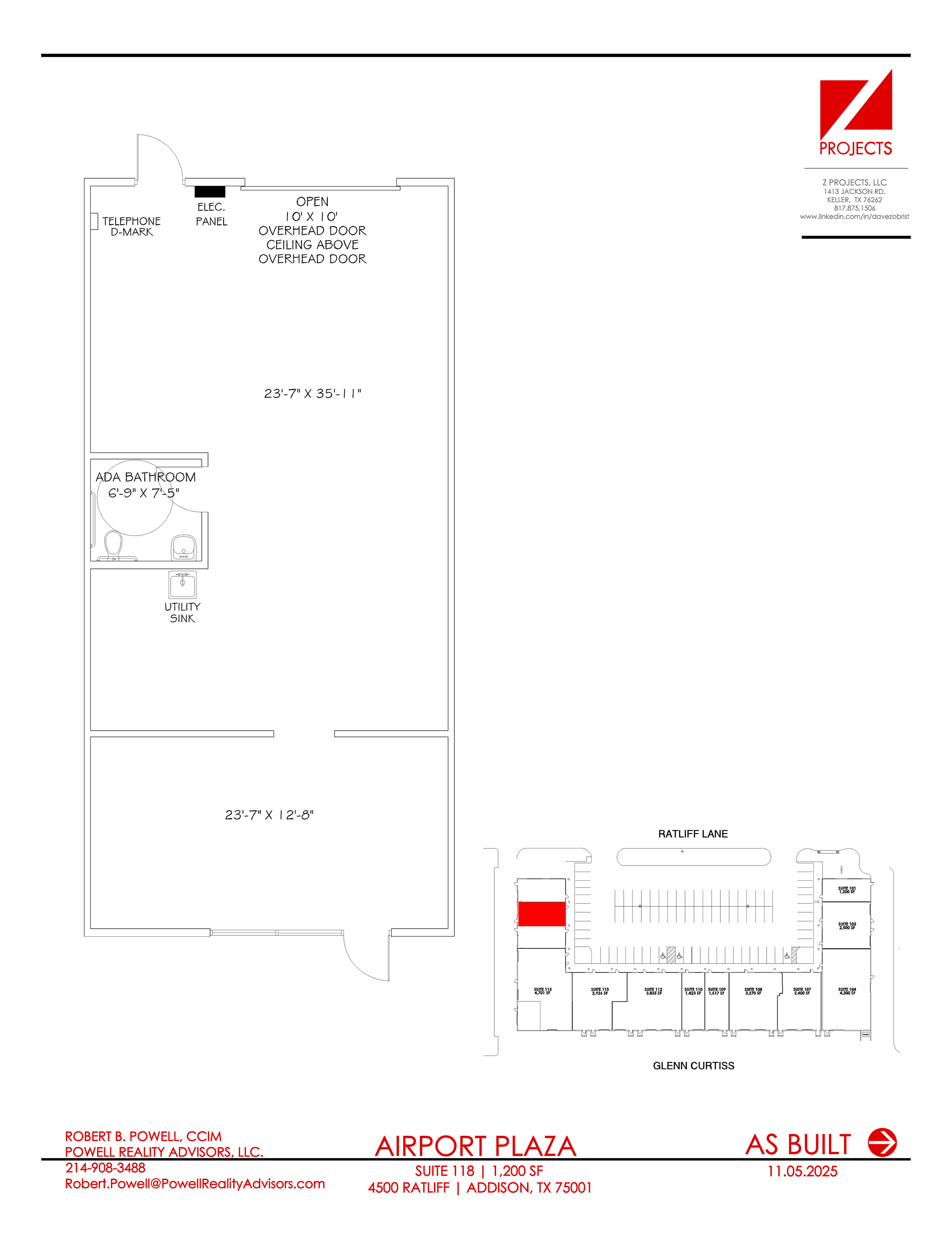 Airport Plaza - Suite 111 - 1,449 SF